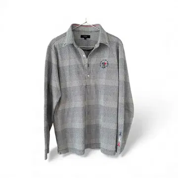 Callaway 체크 무늬 긴팔 셔츠 L