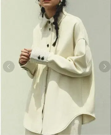 TODAYFUL 스티치 울 셔츠