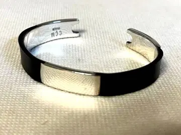 CCM (컴시즘) 실버 925 블랙 뱅글 프리 사이즈