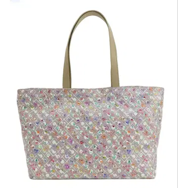 미사용 GHERARDINI 게라르디니 꽃무늬 자수 토트백