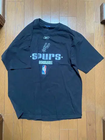 NBA 스퍼스 농구 티셔츠 블랙