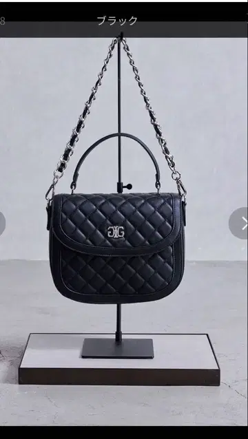 GYDA gyda 퀼팅 2WAY 핸드백 블랙