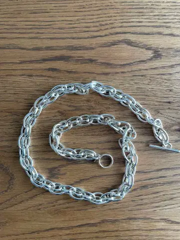 [ 중고 ] ZARA Maison Special 콜라보 더블 링크 목걸이