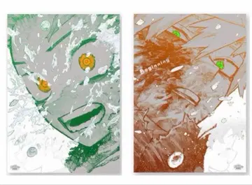 히로아카 원화전 A2 아트 포스터 2장 세트 The Beginning