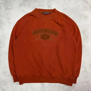 CHIVAS REGAL 맨투맨 오렌지 L 사이즈 캐주얼