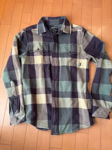KAVU 체크 무늬 플란넬 셔츠 S 사이즈