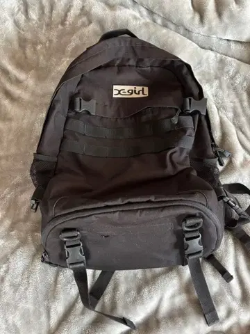 x-girl 블랙 백팩
