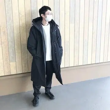 무인양품 방풍 발수 솜 벤치 코트 L MUJI