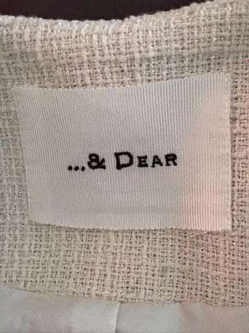 - & Dear 노카라 자켓 아이보리