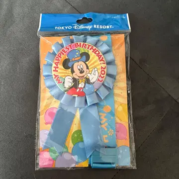 새상품 디즈니 미키 벌스데이 로제트