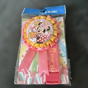 새상품 디즈니 미니 벌스데이 로제트