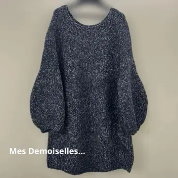 Mes Demoiselles - 벌룬 슬리브 니트 긴팔