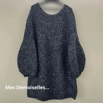 Mes Demoiselles - 벌룬 슬리브 니트 긴팔