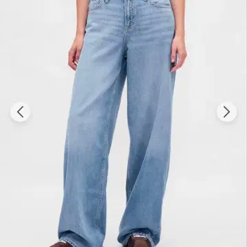 GAP 미드 라이즈 울트라 소프트 배기 데님 26