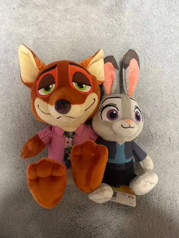 주토피아2 페어 봉제 인형