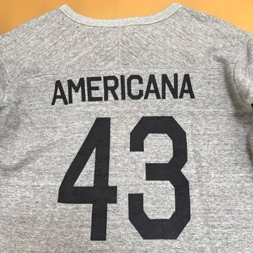 아메리카나 Americana 넘버링 쭈리 풋볼 맨투맨