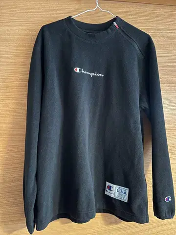 챔피온 블랙 맨투맨 M