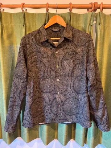 CUT-RATE 페이즐리 무늬 셔츠 L 사이즈