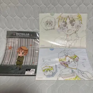 [ 미개봉 새상품 ] 헤타리아 클리어 파일 세트