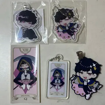 동언 타로풍 아크릴 참 아크릴 키링 스티커 클립