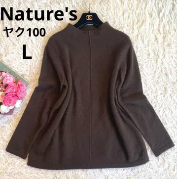 Nature's 야크 100% 긴팔 니트 L