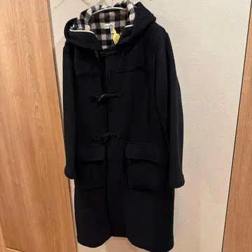 FACTOTUM 울 혼방 더플 코트 블랙