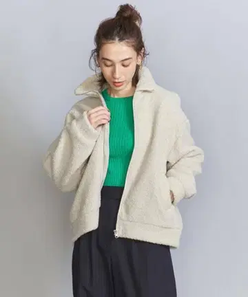 [새상품급] BEAUTY&YOUTH 보아 블루종