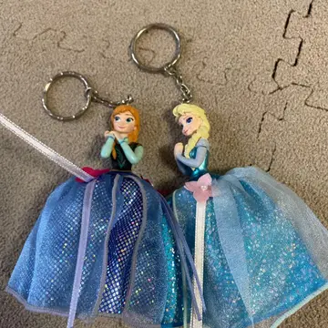 안나와 눈의 여왕 키링 2개 세트