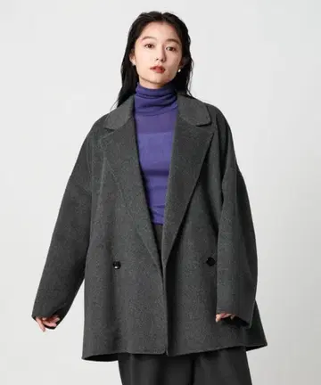 [ MARW UNITED ARROWS ] 리버 미들 기장 코트