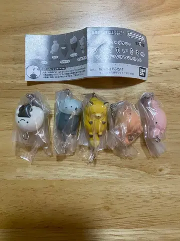 BANDAI 뭐든지 생물 마스코트 5개 세트