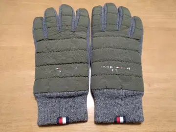 타미힐피거 올리브 그린 스마트폰 터치 가능 장갑