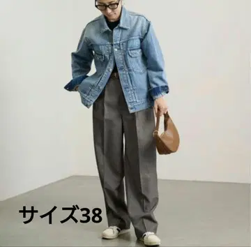 FRAMeWORK 울 남성용 라이크 슬랙스