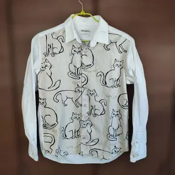 ciao indenture 우의 셔츠 고양이 고양이 고양이 긴팔 셔츠