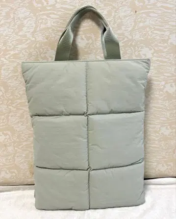 Comfyable 컴퓨터 케이스 퀼팅 토트백 발수