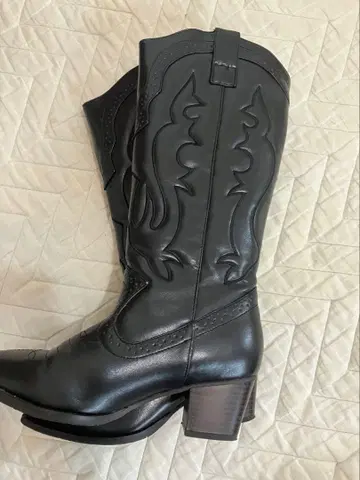 블랙 웨스턴 부츠 S 사이즈