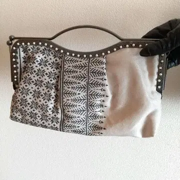 자수 장식 파티 백