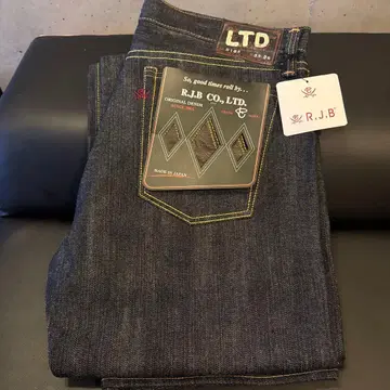 플랫 헤드 RJB LTD 스트레이트 데님 미사용 새상품