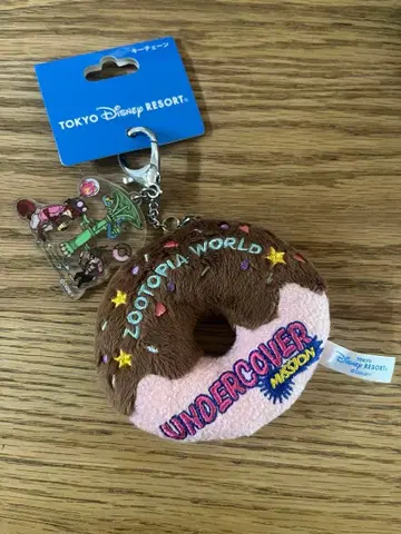 도쿄 디즈니 리조트 주토피아 도넛 키체인