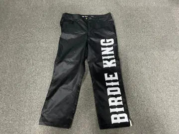 BIRDIE KING 블랙 팬츠 사이즈 36 왕관 로고