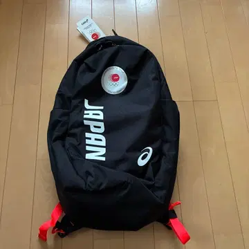 도쿄 올림픽 2020 ASICS 백팩 9121 블랙/오렌지