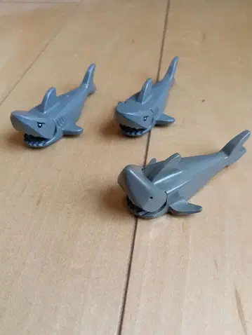 LEGO 상어 피규어 3개 세트