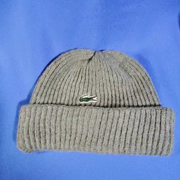 라코스테 개나리색 니트 모자 울 100% 빈티지 제품