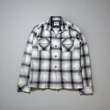 STIFF 옴브레 체크 셔츠 보드 셔츠 M