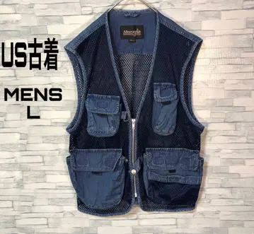 [ 빈티지 ] Aburaysia 메쉬 베스트 L 낚시 페스티벌