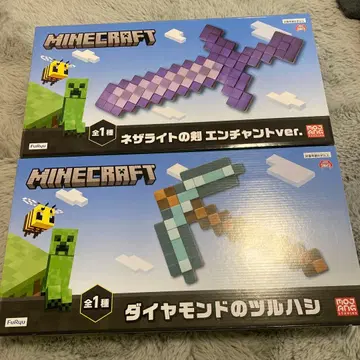 마인크래프트 네더라이트 검 인챈트 다이아몬드 곡괭이