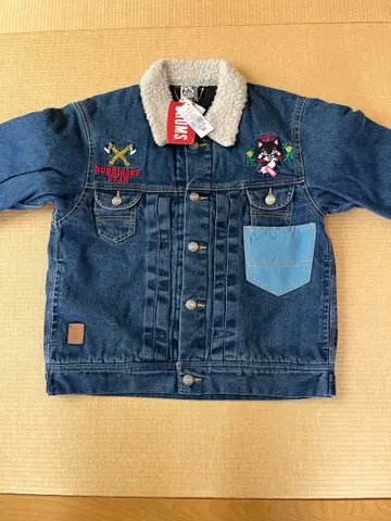 CHUMS 데님 자켓 보아 옷깃