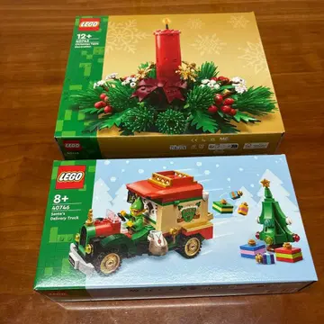 새상품 LEGO 40743 데코레이션 & 40746 산타 트랙 2점