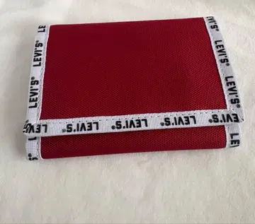 새상품급 레어 LEVI'S 3단 폴더형 지갑 레드 빨간색 리바이스