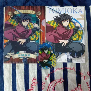 귀멸의 칼날 토미오카 기유 클리어 파일 엽서 클리어 스티커 에프토이즈