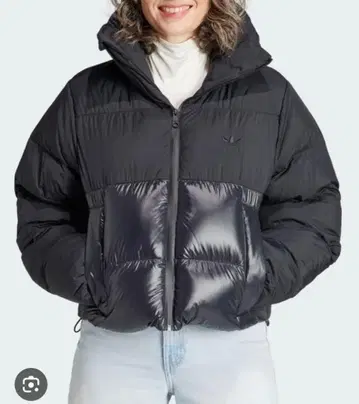 adidas 숏 다운 자켓 블랙